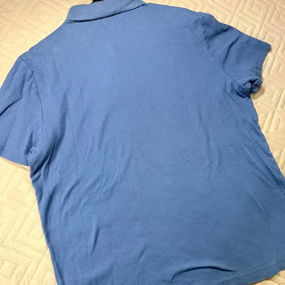 Men’s Banana Republic blue polo shirt size XL CLASSIC CASUAL